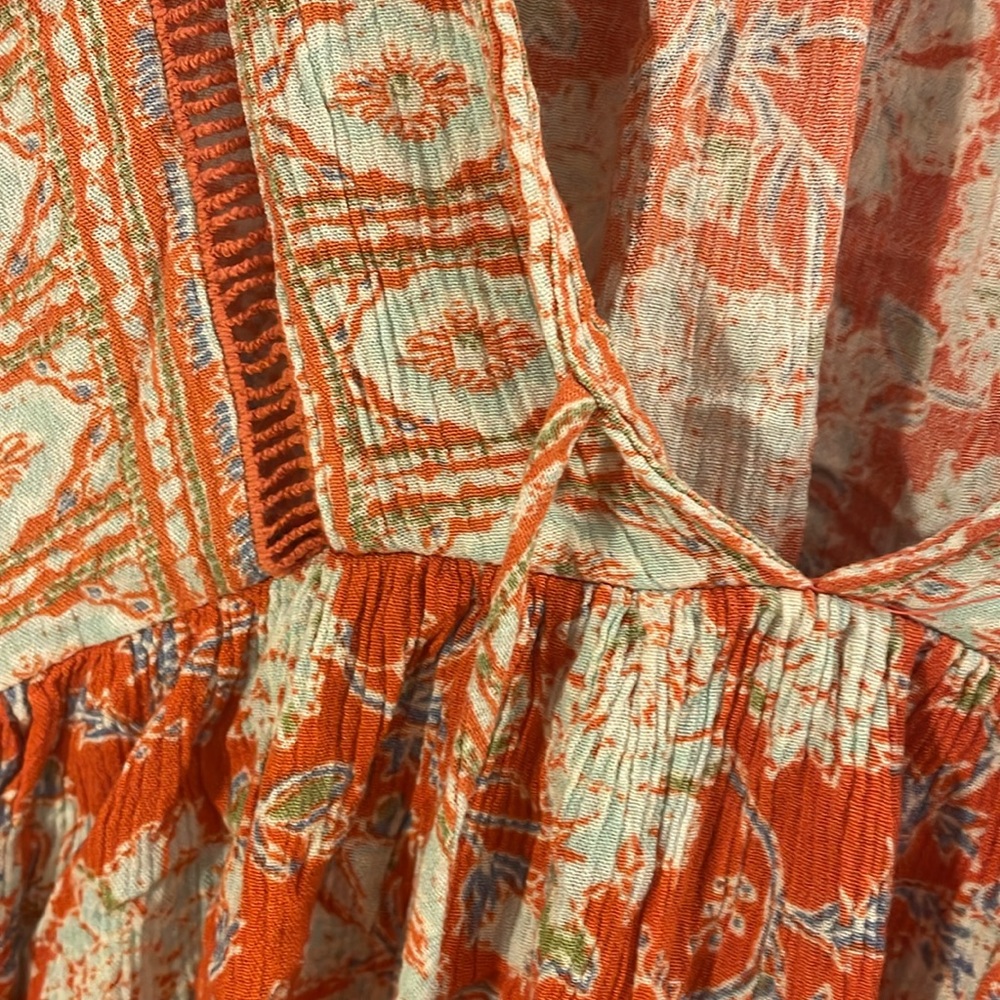 Free People Moonlight Dance Tunic Ruffle Shirt - Picture 6 of 9